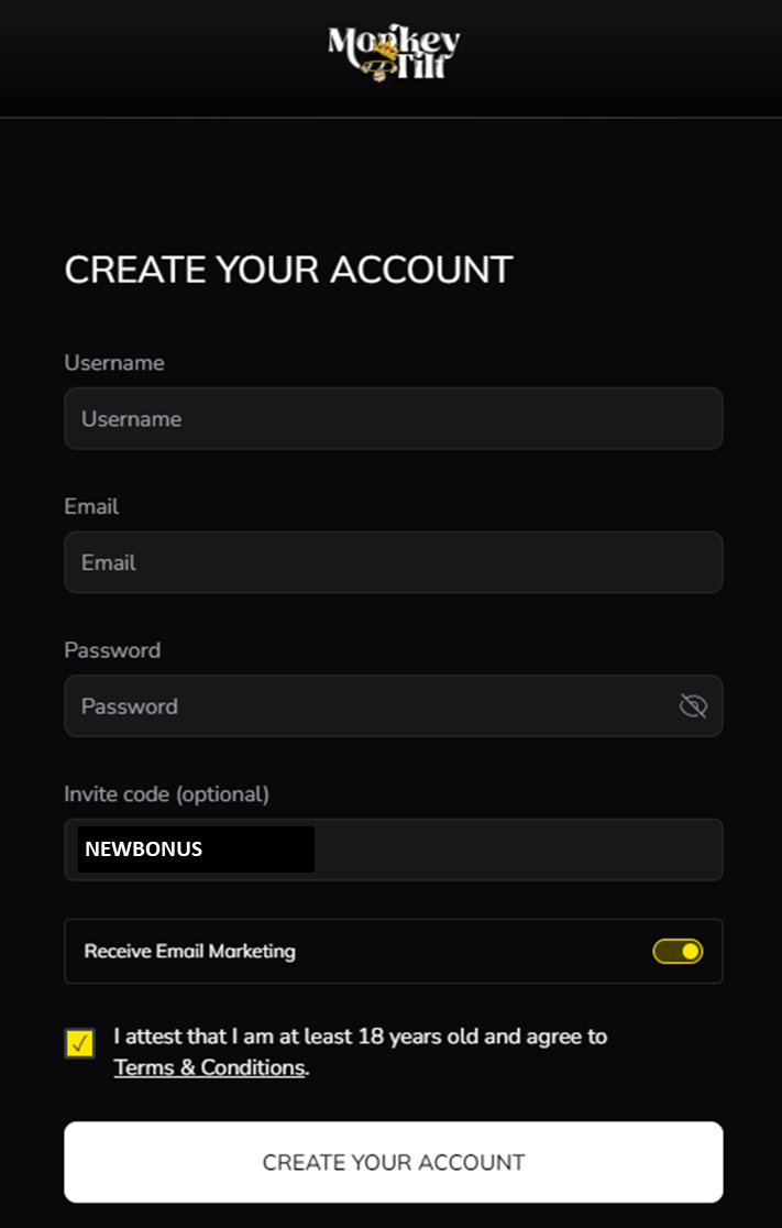 Monkey Tilt Invite Code